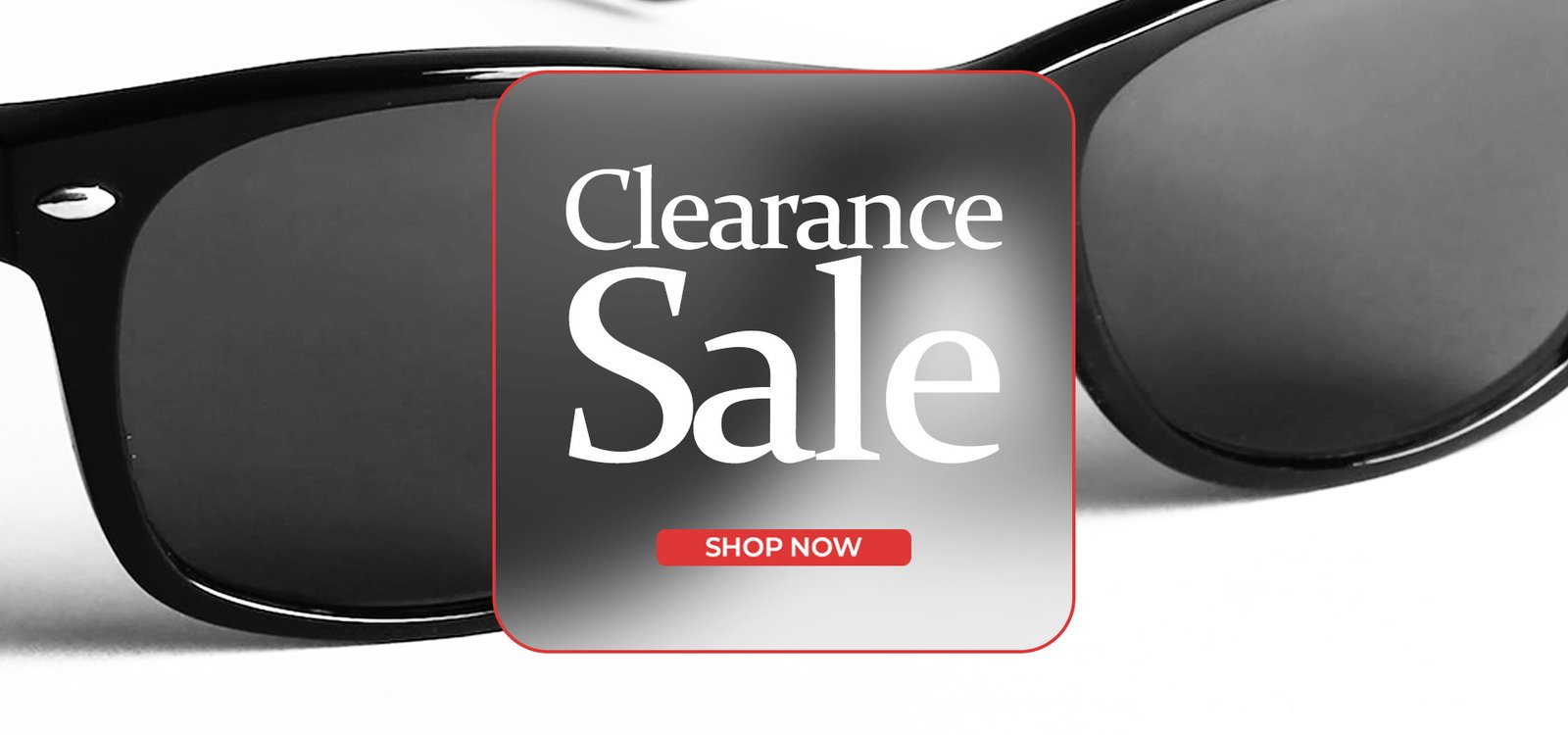 Glasses BannerClearance Sale